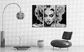 Ročno poslikano slikarstvo POP Art MADONNA 3 kosi ma2 | različne velikosti